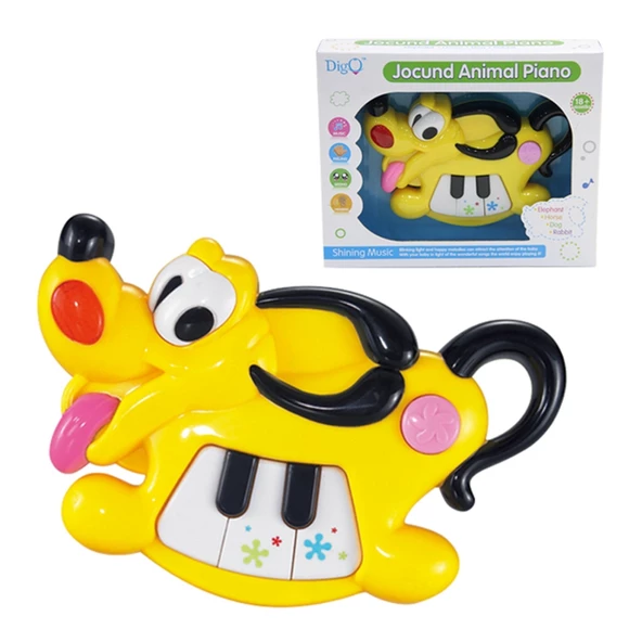 Weidey Mini Köpek Piyano Işıklı Müzikli - 3