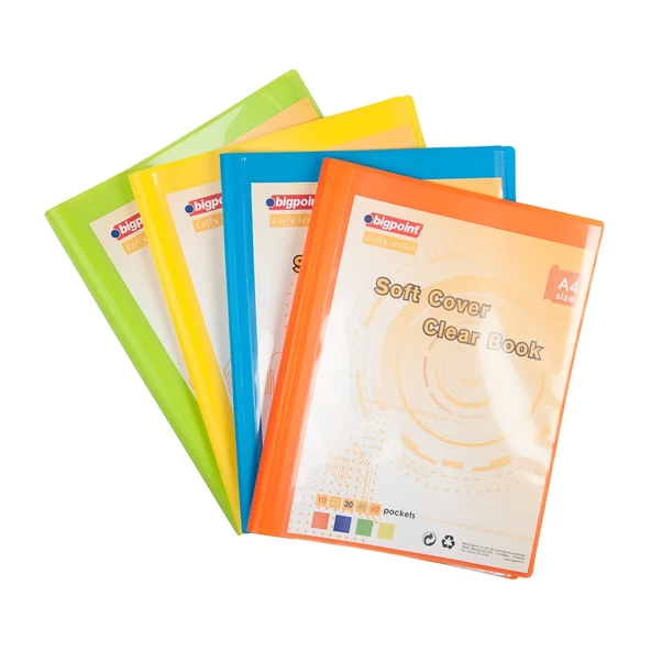 Bigpoint Lolly Serisi Soft Sunum Dosyası Cepli 30'lu Turuncu x 5 Adet - Resim 2