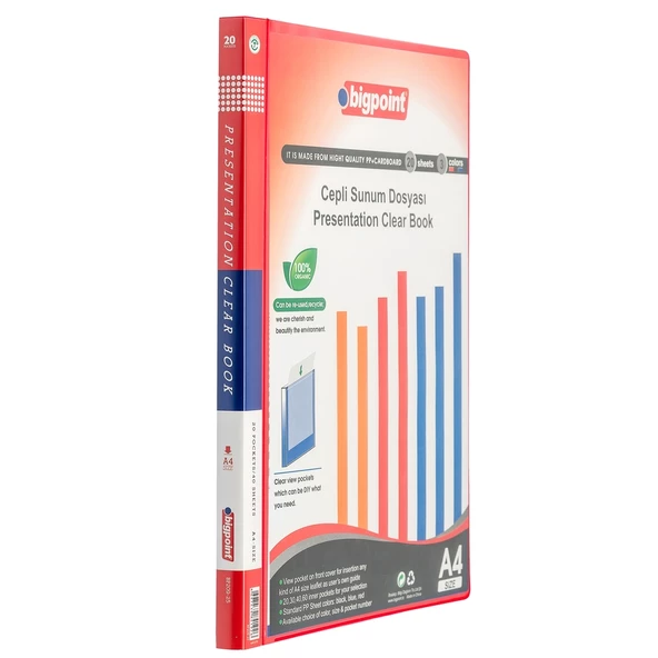 Bigpoint Sunum Dosyası Cepli 20'li Kırmızı X 4'lü Paket