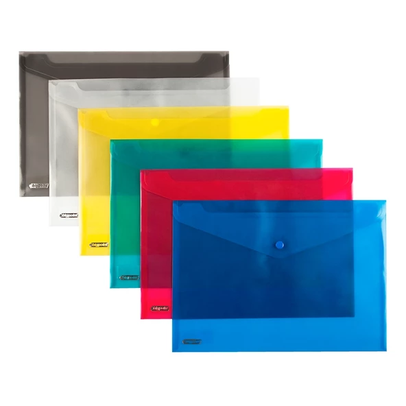 Bigpoint Çıtçıtlı Dosya A4 Mavi 24'lü Poşet - Resim 2