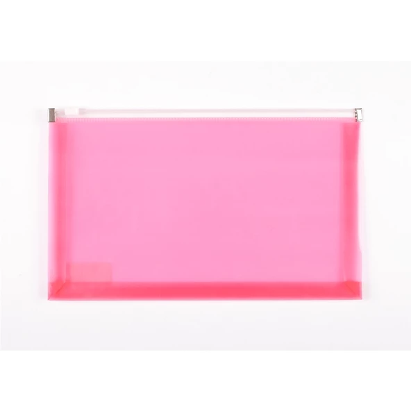 Bigpoint Körüklü Döküman Dosyası A4 Pembe 5'li Poşet - Resim 2