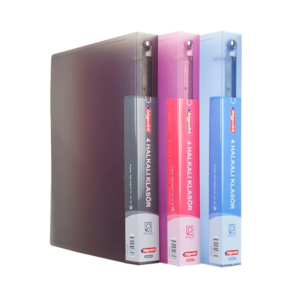 Bigpoint 4 Halkalı Klasör Mavi x 6 Adet - 4