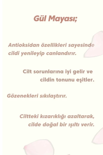 Akne Önleyici Gül Mayası 250 Ml Tonik Etkili, Canlandırıcı Ve Gözenek Sıkılaştırıcı Gül Suyu - Resim 2