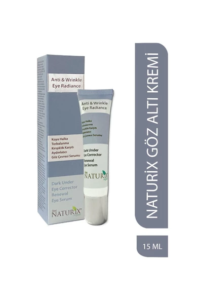 Kırışıklık Karşıtı Göz Çevresi Serumu Koyu Halka Giderici Hyolüronik Asit E-Vitamin Göz Kremi 15 Ml