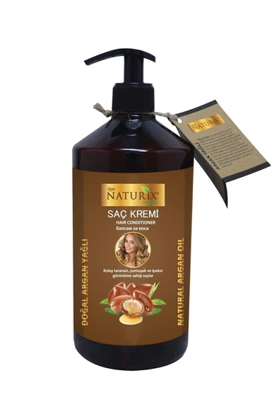 Naturix Siyah Sarımsaklı Sirke & Saç Toniği, Argan Yağlı Onarıcı Şampuan, Argan Saç Kremi ve Argan Saç Maskesi Komple Saç Bakım Seti - 5