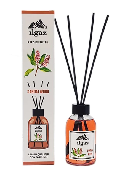 Sandal Ağacı Bambu Çubuklu Oda Kokusu 110 Ml & Okyanus Bambu Çubuklu Oda Kokusu 110 Ml - 2'li Kalıcı ve Doğal Ortam Kokusu Seti - 2
