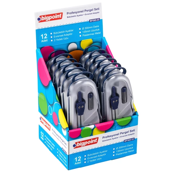 Bigpoint Metal Pergel Seti Çift Ayağı Bükülebilir 3'lü Set 12'li Stand - 2