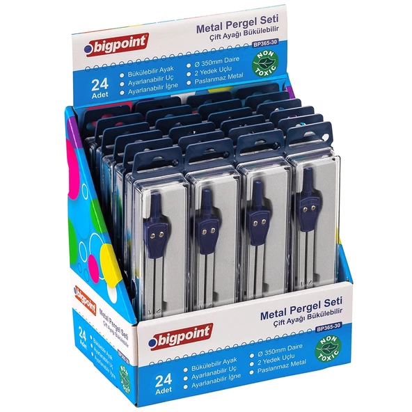 Bigpoint Metal Pergel Seti Çift Ayağı Bükülebilir 24'lü Stand - 2