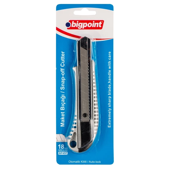 Bigpoint Maket Bıçağı Metal Geniş 12'li Kutu - 2