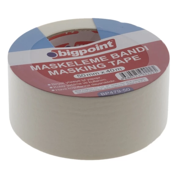 Bigpoint Maskeleme Bandı 50mm x 40m 4'lü Kutu - 2