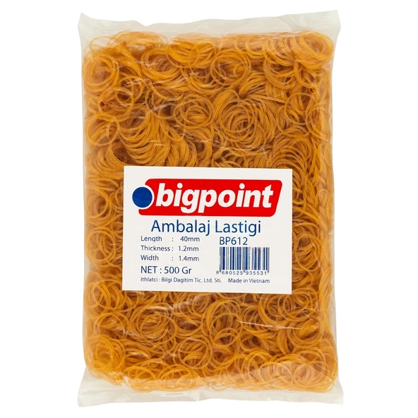 Bigpoint Mini Ambalaj Lastiği 500 Gram %100 Kauçuk 2'li Paket