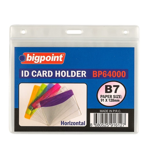 Bigpoint Korumalı Kart Poşeti Yatay B7 (128x91mm) 10'lu Poşet