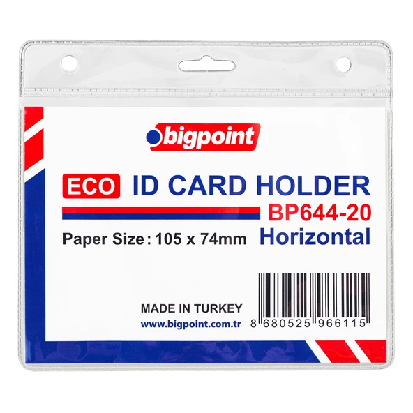 Bigpoint Eco Kart Poşeti Yatay 105x74mm 100'lü Poşet