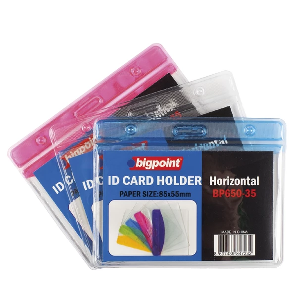 Bigpoint Korumalı Kart Poşeti Yatay Şeffaf 85x55mm 10'lu Poşet - 2