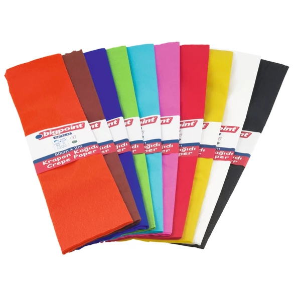 Bigpoint Krapon Kağıdı Karışık 10 Renk  X 5 Paket