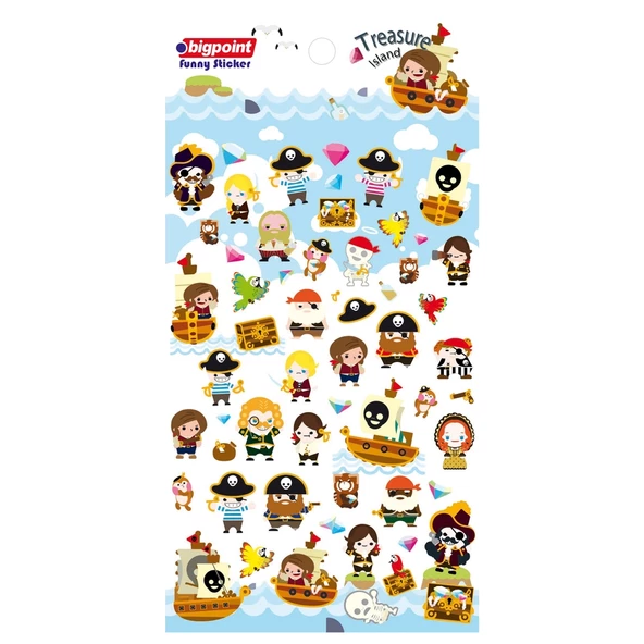 Bigpoint Sticker Korsanlar 15'li Paket ürün görseli