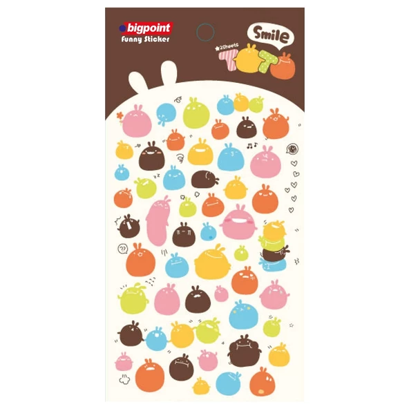 Bigpoint Sticker Toto Smile 15'li Paket