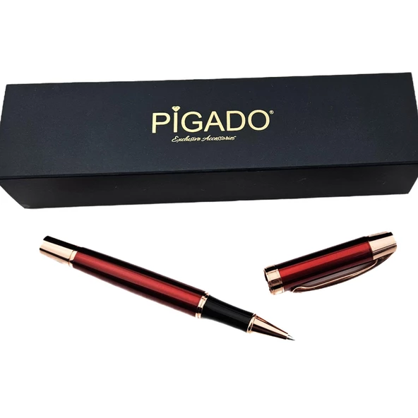 Özel Tasarım Kutulu Rose Detaylı İsme Özel Roller İmza Kalemi - Resim 7