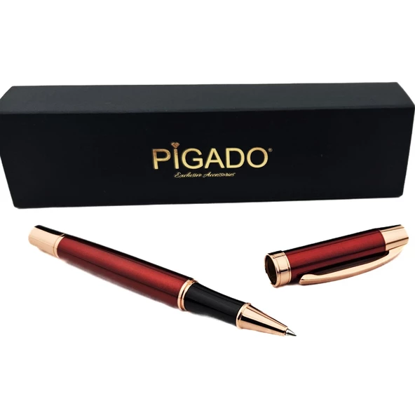 Özel Tasarım Kutulu Rose Detaylı İsme Özel Roller İmza Kalemi - Resim 6