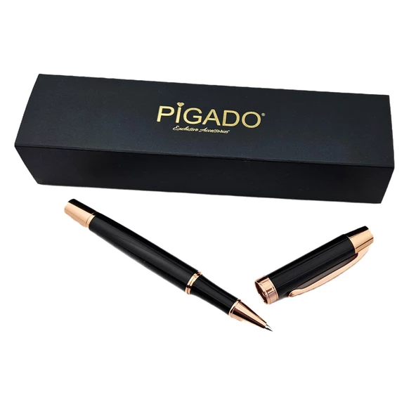 Özel Tasarım Kutulu Rose Detaylı İsme Özel Roller İmza Kalemi - Resim 10