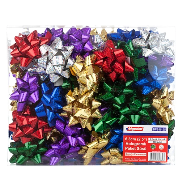 Bigpoint Paket Süsü Hologram 6.3cm 100'lü - 2