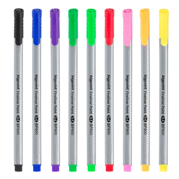Bigpoint Fineliner Sarı 10'lu Kutu