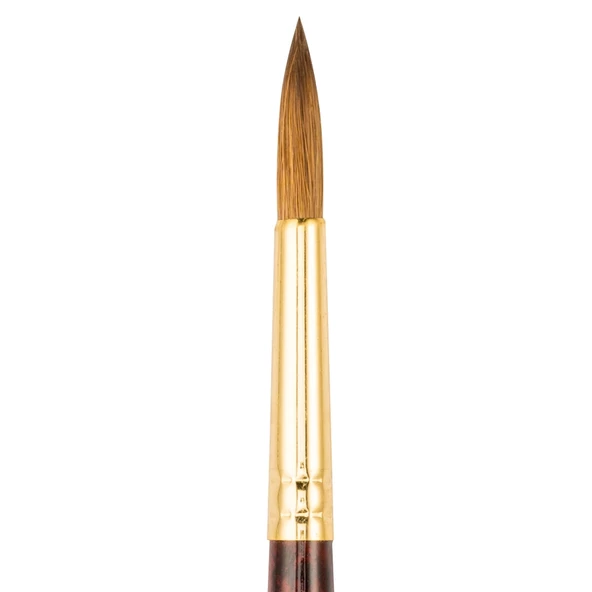 Bigpoint 110 Serisi Samur Kolinsky Yuvarlak Fırça No: 12 12'li Kutu - Resim 3