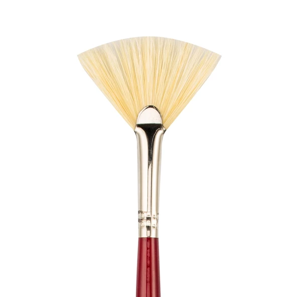 Bigpoint 113 Serisi Doğal Kıl Yelpaze Fırça No: 8 12'li Kutu - Resim 3