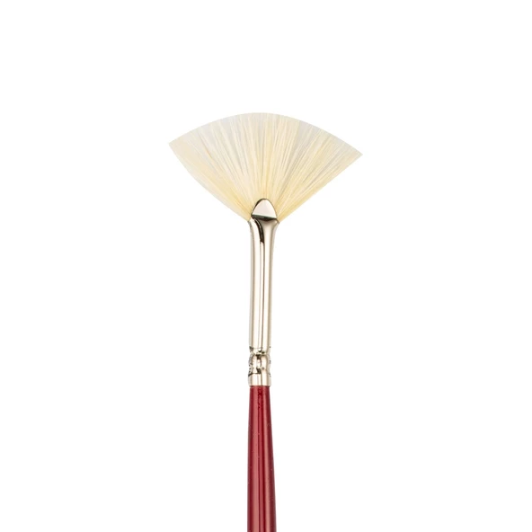 Bigpoint 113 Serisi Doğal Kıl Yelpaze Fırça No: 2 12'li Kutu - Resim 3