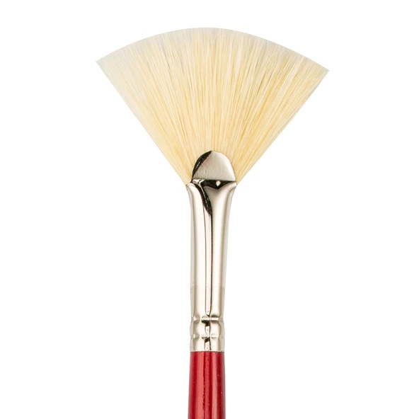 Bigpoint 113 Serisi Doğal Kıl Yelpaze Fırça No: 10 12'li Kutu - Resim 3