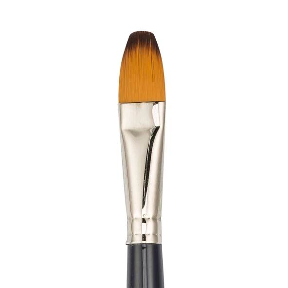 Bigpoint 200KF Serisi Sentetik Kıl Kedi Dili Fırça No: 18 12'li Kutu - Resim 3