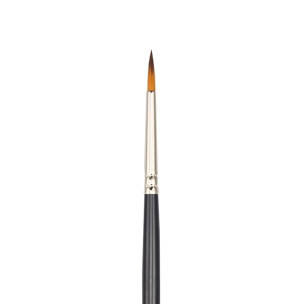 Bigpoint 200R Serisi Sentetik Kıl Yuvarlak Fırça No: 3 12'li Kutu - Resim 3