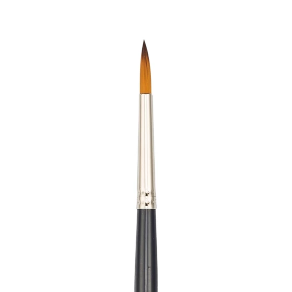 Bigpoint 200R Serisi Sentetik Kıl Yuvarlak Fırça No: 7 12'li Kutu - Resim 3