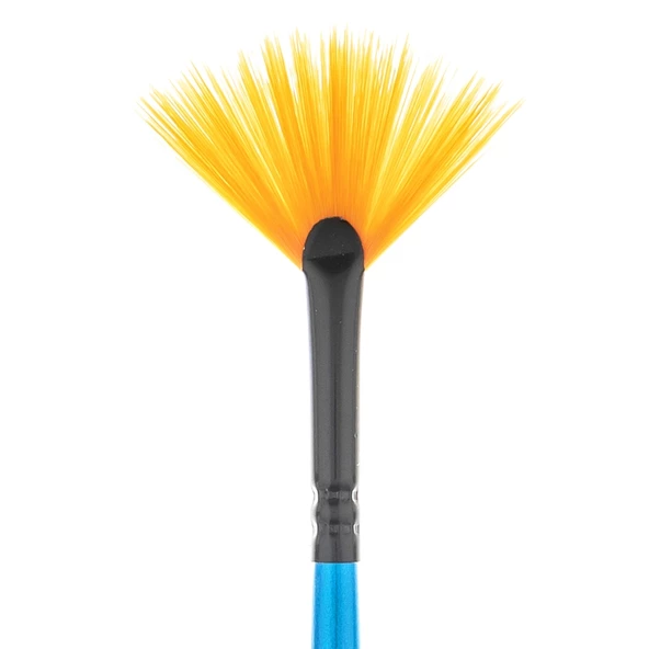 Bigpoint 213 Serisi Sentetik Kıl Yelpaze Fırça No: 4 12'li Kutu - Resim 2