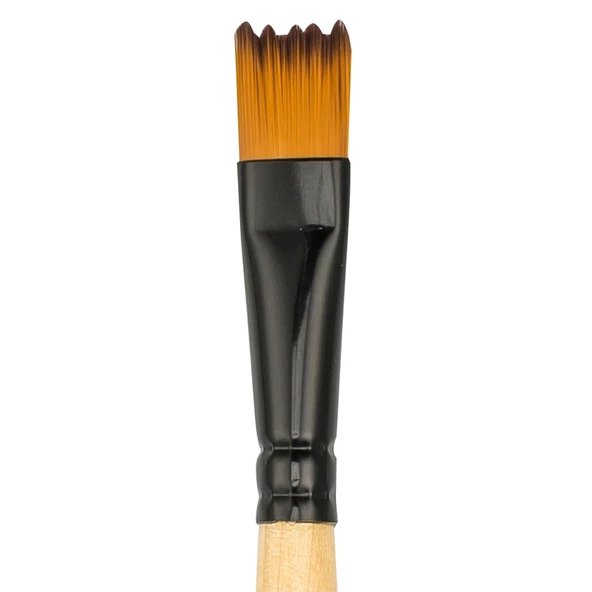 Bigpoint 215W Serisi Sentetik Kıl Dalga Fırça No: 1/2 12'li Kutu - Resim 3