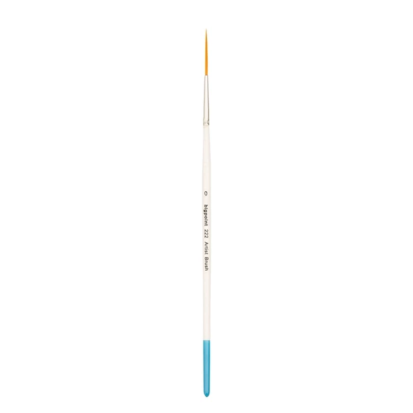 Bigpoint 222 Serisi Sentetik Kıl Çizgi Fırçası No: 0 12'li Kutu - Resim 2