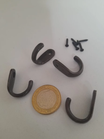 Büyük Fincan Askı Oksit Dekoratif Tekli Bijuteri Askılık Aksesuarı 4 Adet