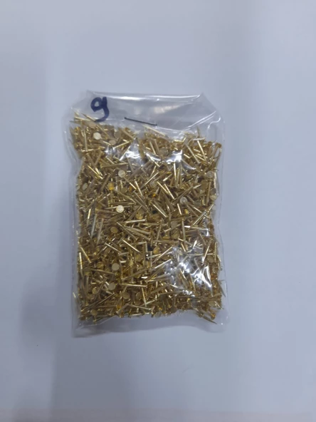 Mini hobi çivisi 9 mm 100 gram sarı