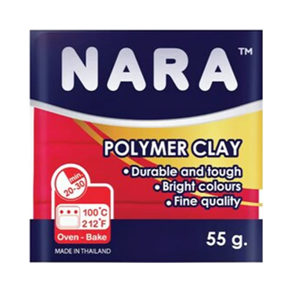 Nara Polimer Kil 55 Gram PM19 Crimson 6'lı Şirink