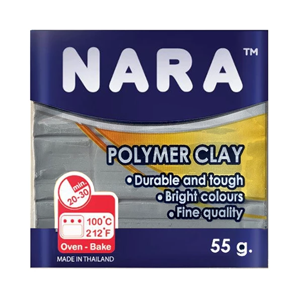 Nara Polimer Kil 55 Gram PM25 Metallic Grey 6'lı Şirink ürün görseli