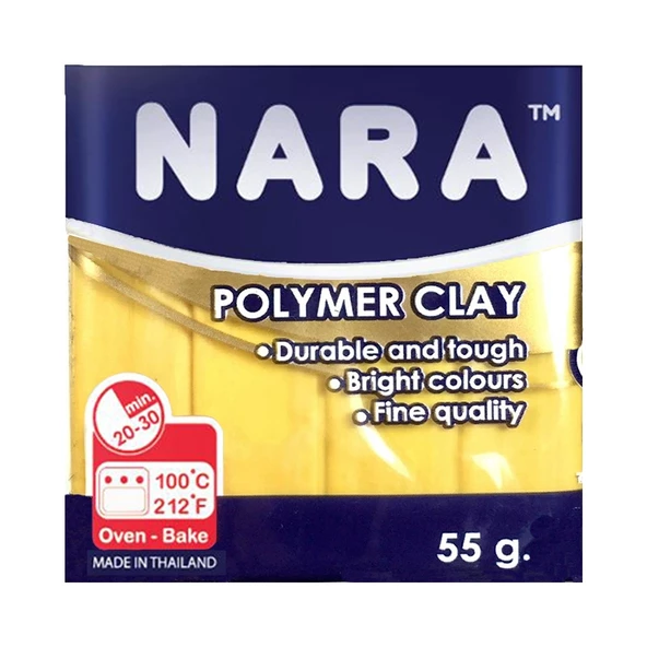 Nara Polimer Kil 55 Gram PM35 Amber Yellow 6'lı Şirink