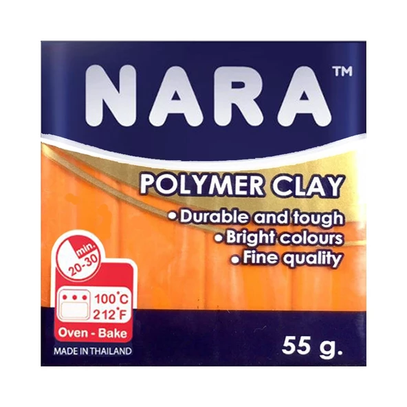 Nara Polimer Kil 55 Gram PM32 Tangerine 6'lı Şirink