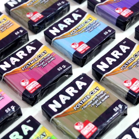 Nara Polimer Kil 55 Gram PM34 Amethyst 6'lı Şirink - 5