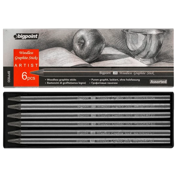 Bigpoint Grafit Kurşun Kalem 6'lı Set - 3