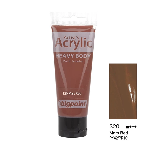 Bigpoint Akrilik Boya 75 ml Mars Red 320