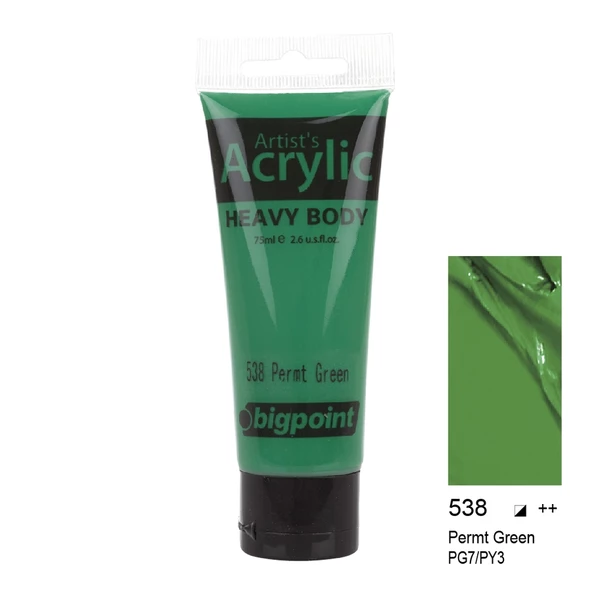 Bigpoint Akrilik Boya 75 ml Permt Green 538 ürün görseli
