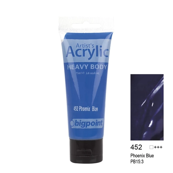 Bigpoint Akrilik Boya 75 ml Phoenix Blue 452 ürün görseli