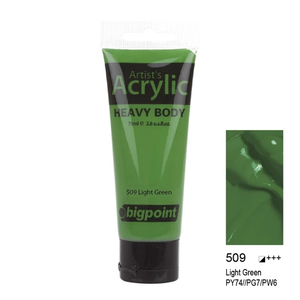 Bigpoint Akrilik Boya 75 ml Light Green 509 ürün görseli