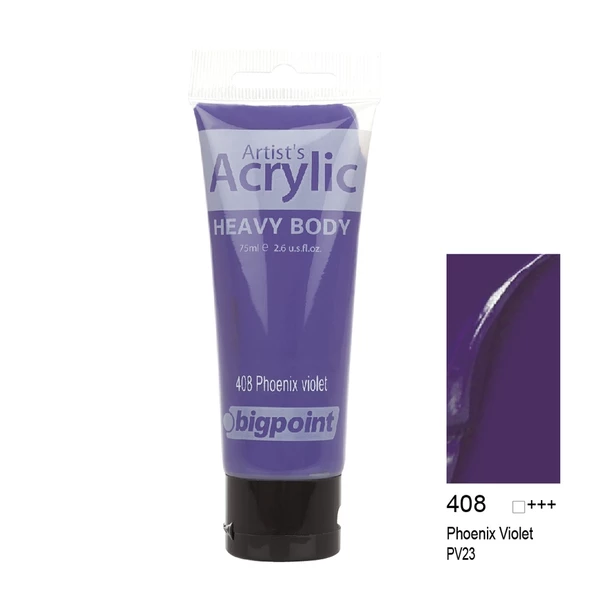 Bigpoint Akrilik Boya 75 ml Phoenix Violet 408