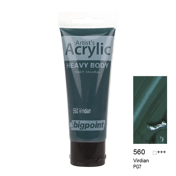 Bigpoint Akrilik Boya 75 ml Viridian 560 ürün görseli